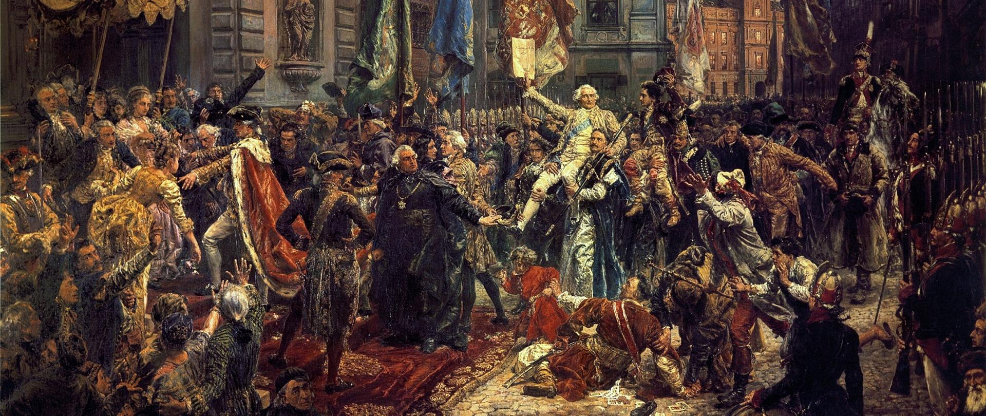 Constitution of 3 May – painting by Jan Matejko
