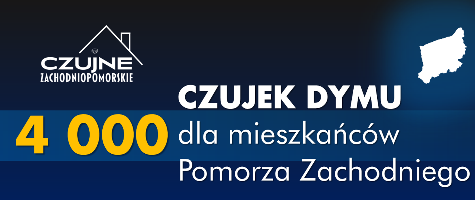 Zdjęcie przedstawia promocję akcji czujne zachodnopomorskie.