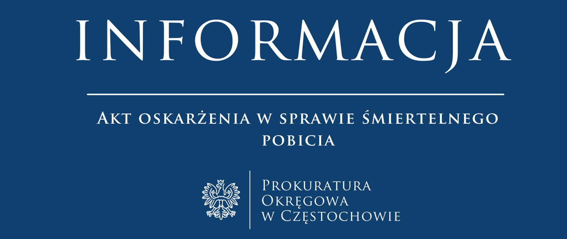 Akt oskarżenia w sprawie śmiertelnego pobicia