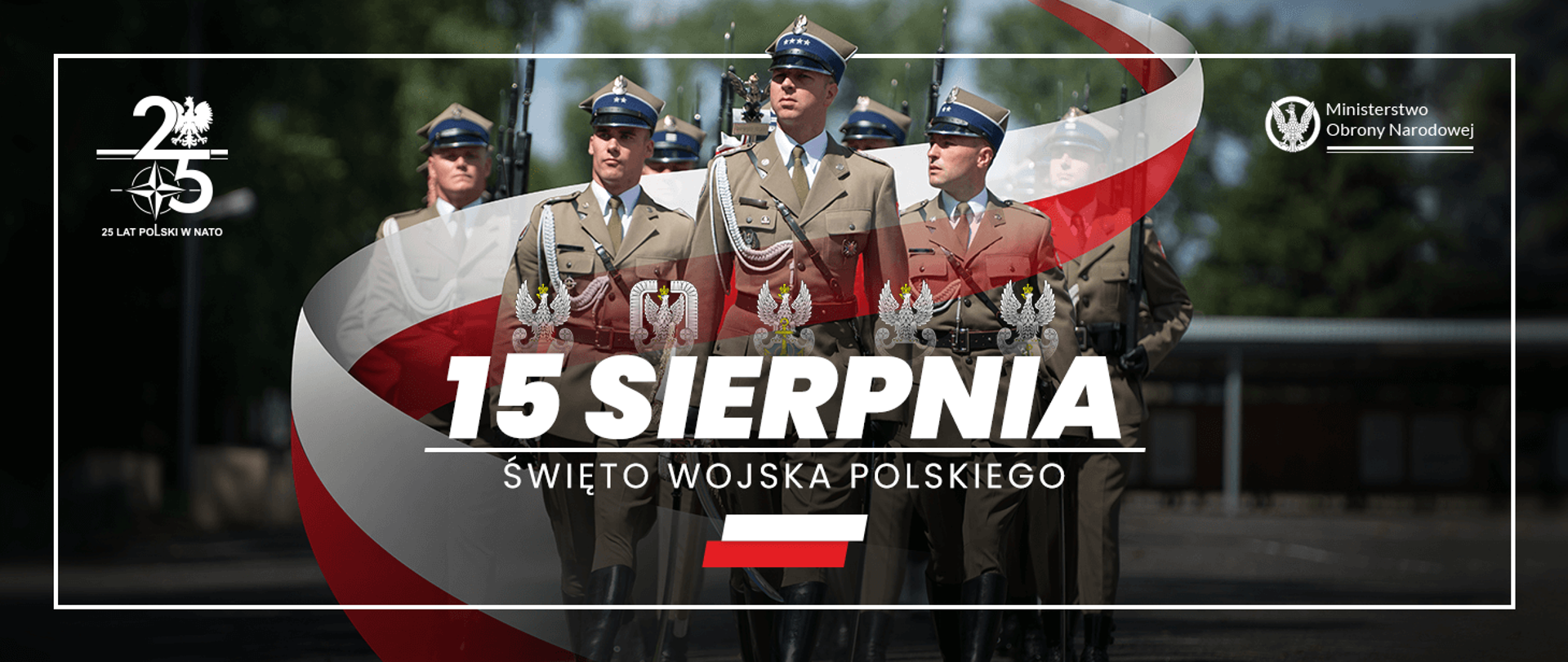 Ministerstwo Obrony Narodowej zaprasza na defiladę oraz do wspólnego obchodzenia Święta Wojska Polskiego. 