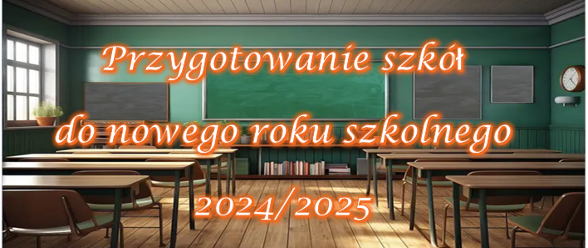 Przygotowanie do nowego roku szkolnego