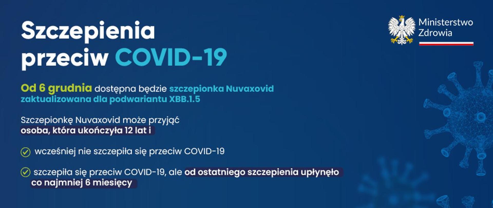 Szczepionka Nuvaxovid dostępna od 6 grudnia