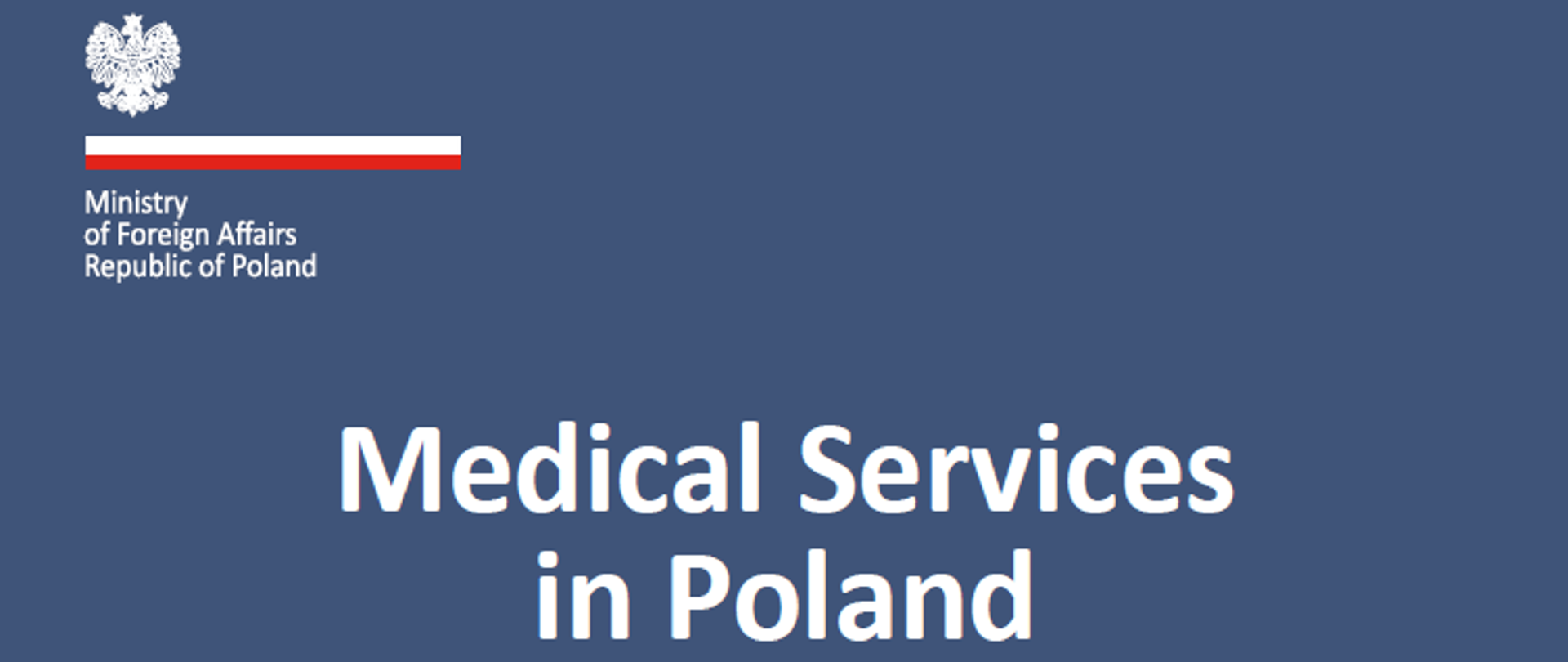 Medical Services in Poland 2020