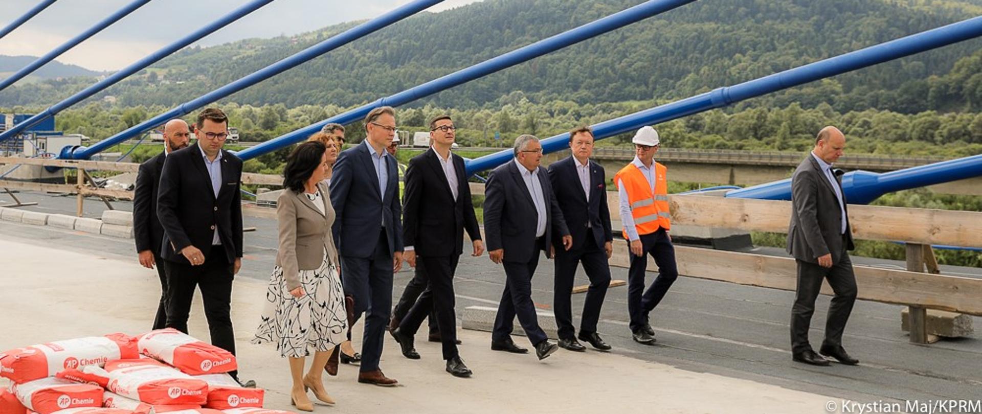 Visit to the Kurów construction site.