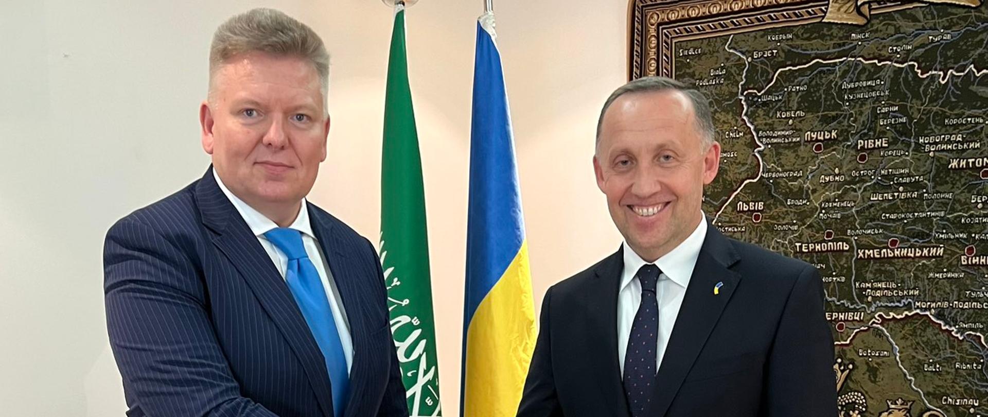 With Ambassador of Ukraine