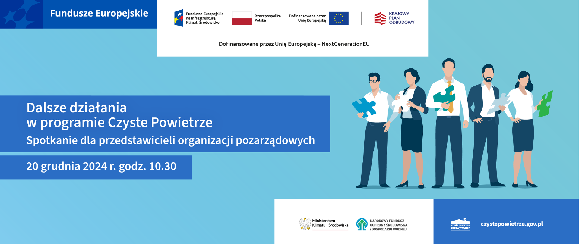 Spotkanie dla przedstawicieli organizacji pozarządowych - grafika ilustracyjna