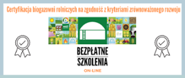 Szkolenia – Certyfikacja biogazowni rolniczych na zgodność z kryteriami zrównoważonego rozwoju