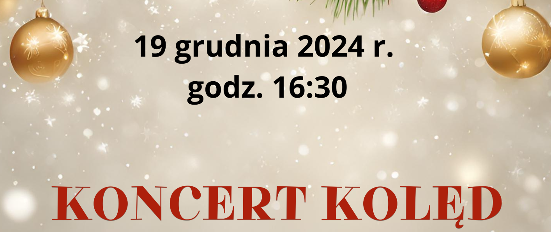 koncert kolęd 19.12.2024