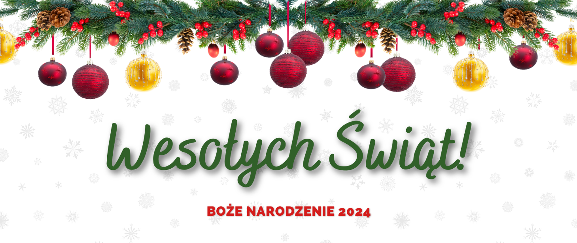 Życzenia z okazji Świąt Bożego Narodzenia 2024