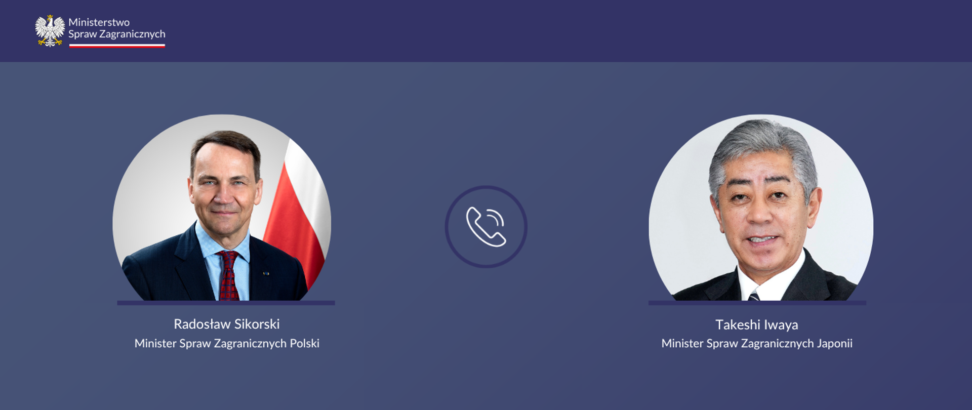 Telephone conversation between ministers of Poland and Japan 