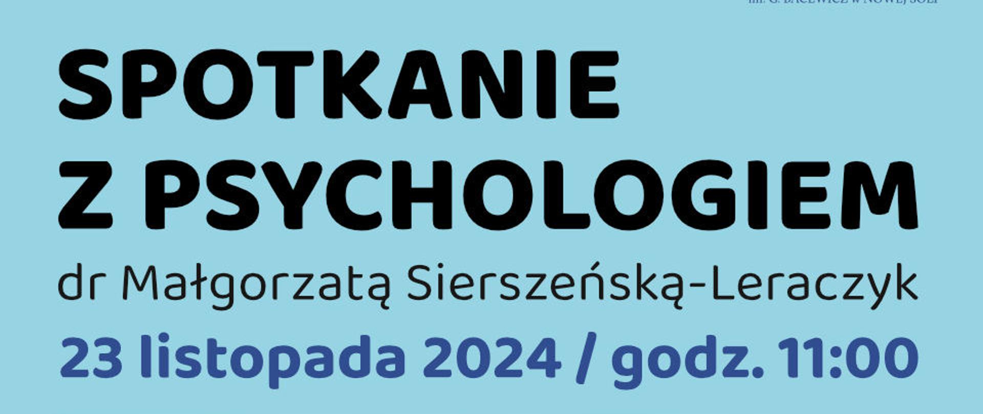 Plakat przedstawia w lewym górnym rogu dziecko siedzące przy pianinie po prawej stronie logo szkoły natomiast pod spodem powyższych, znajdują się informacje o spotkaniu.