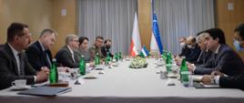 встреча главы БНБ с секретарем Совета безопасности при Президенте Республики Узбекистан, В. Махмудовым.