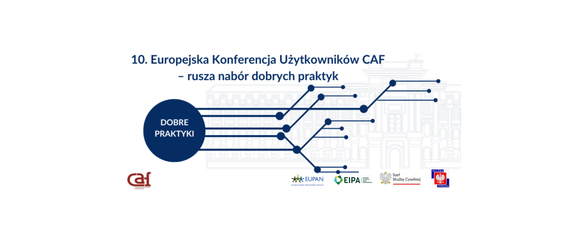 10 Konferencja Użytkowników CAF - nabór dobrych praktyk (logo)