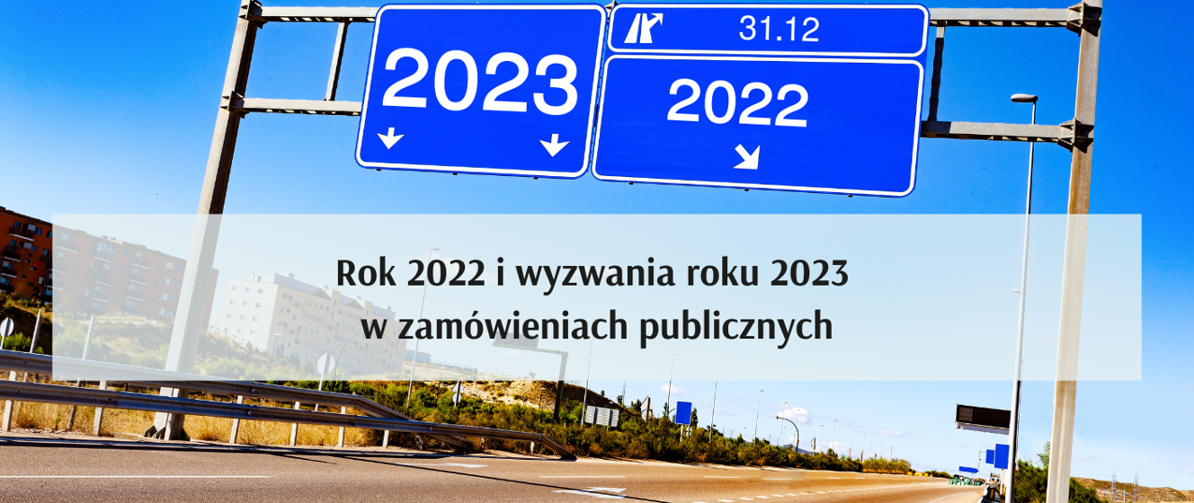 Rok 2022 I Wyzwania Roku 2023 W Zamówieniach Publicznych - Urząd ...