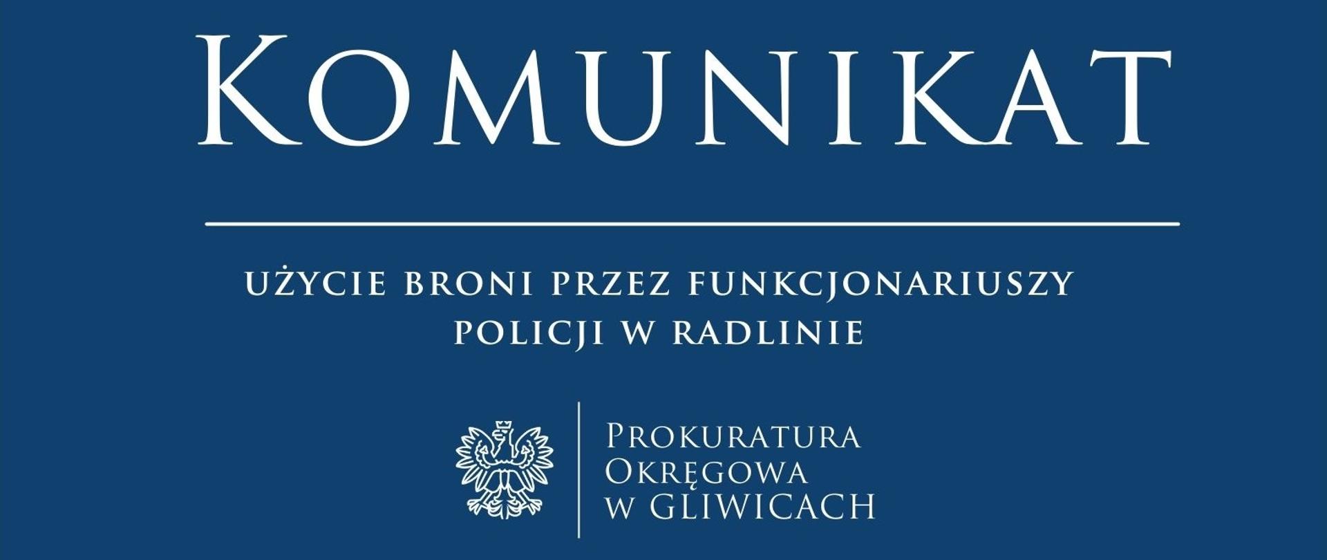 Użycie broni przez funkcjonariuszy Policji w Radlinie