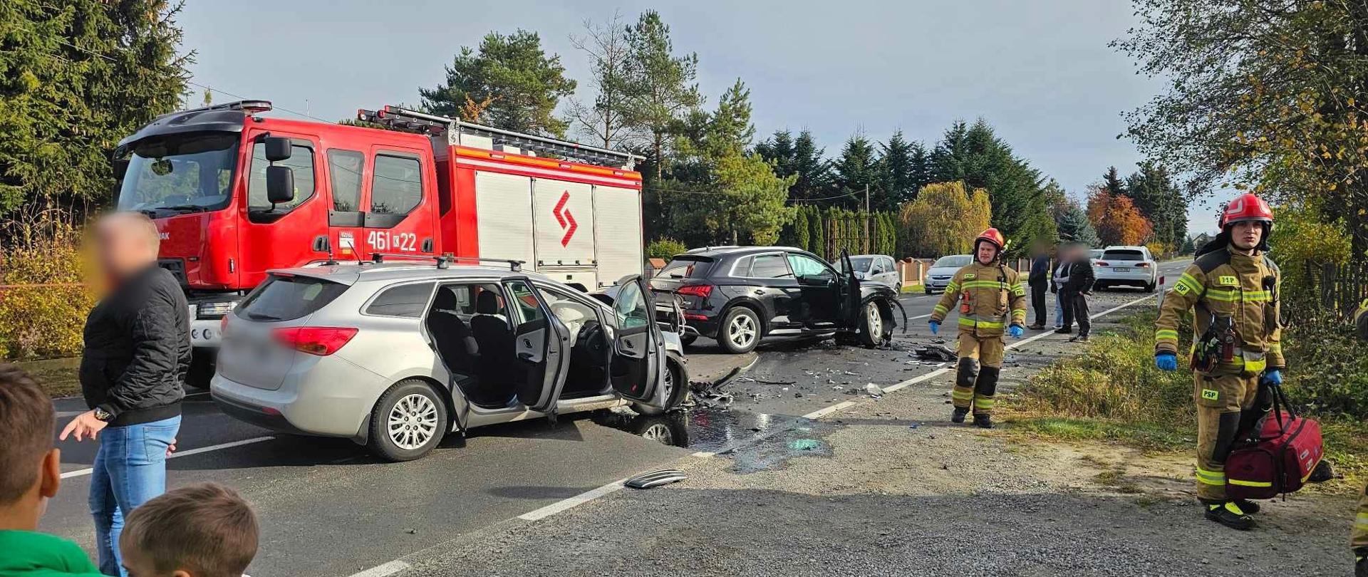 Wypadek drogowy Maków