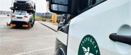 Pojazd ciężarowy, przewożący samochody osobowe, zatrzymany przez wielkopolskich inspektorów
