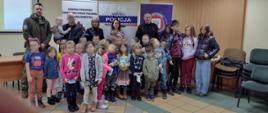 Spotkanie z najmłodszymi w ramach akcji #Bezpieczneferie zorganizowane w Komendzie Powiatowej Państwowej Straży Pożarnej w Golubiu-Dobrzyniu