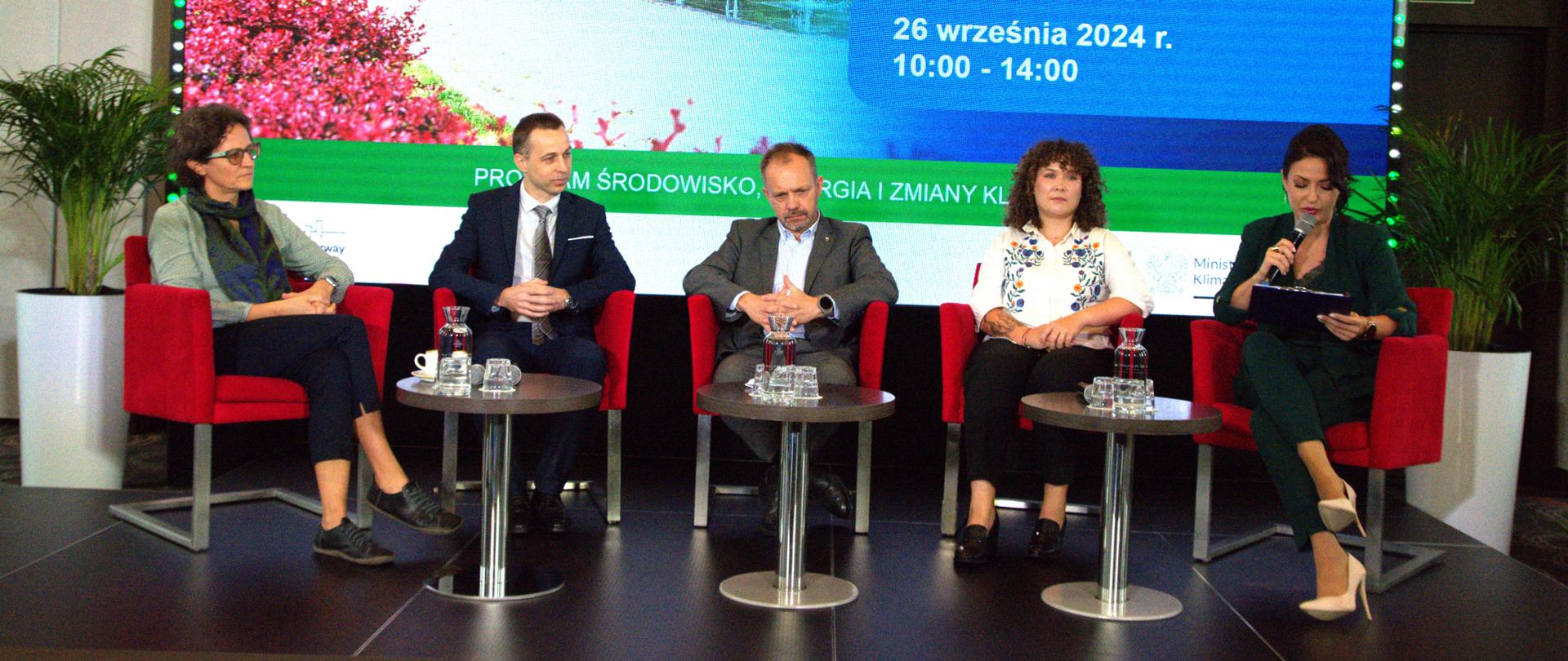 Konferencja podsumowująca Program klimatyczny EOG - panel dyskusyjny Edukacja, Innowacja, Społeczeństwo