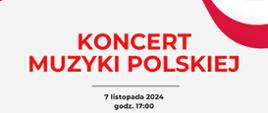 Koncert z okazji Narodowego Święta Niepodległości - 7 listopada 2024 r. Sala kameralna przy ulicy Partyzantów 21a. Gdańsk-Wrzeszcz.