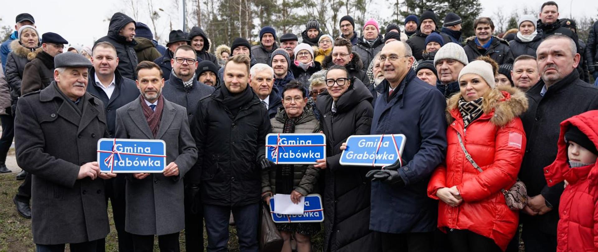 Noworoczna konferencja w Grabówce, w pierwszy dzień istnienia gminy Grabówka