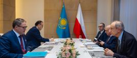 Deputy Minister Władysław Teofil Bartoszewski met with his Kazakh counterpart, Roman Vasilenko, for talks on current bilateral relations