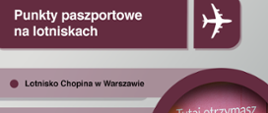 Punkty paszportowe na lotniskach gotowe do świątecznych podróży Polaków