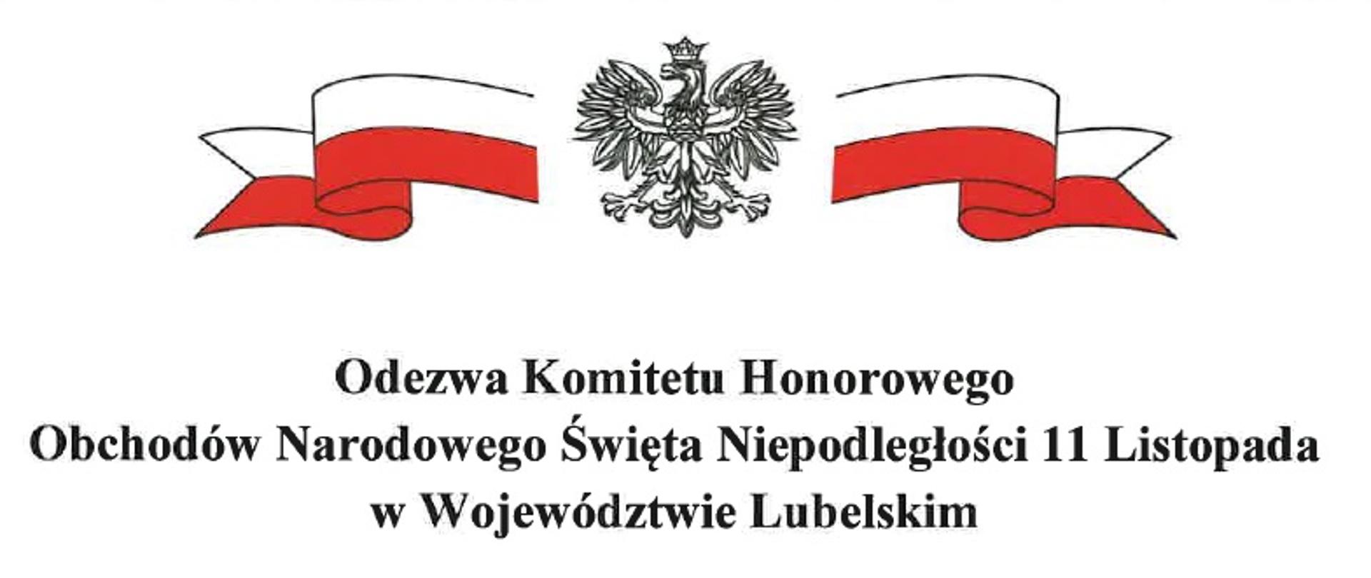 tytuł odezwy z flagą i orłem