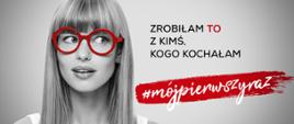 Plakat "zróbmy to szybko i bezpieczne #mójpierwszyraz"