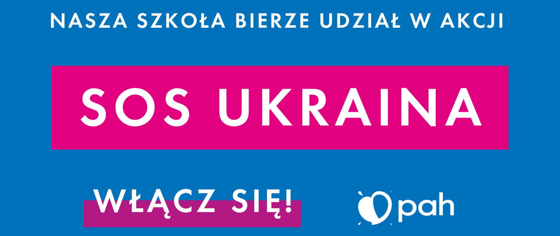 Grafika PAH w związku z organizacją pomocy Ukrainie