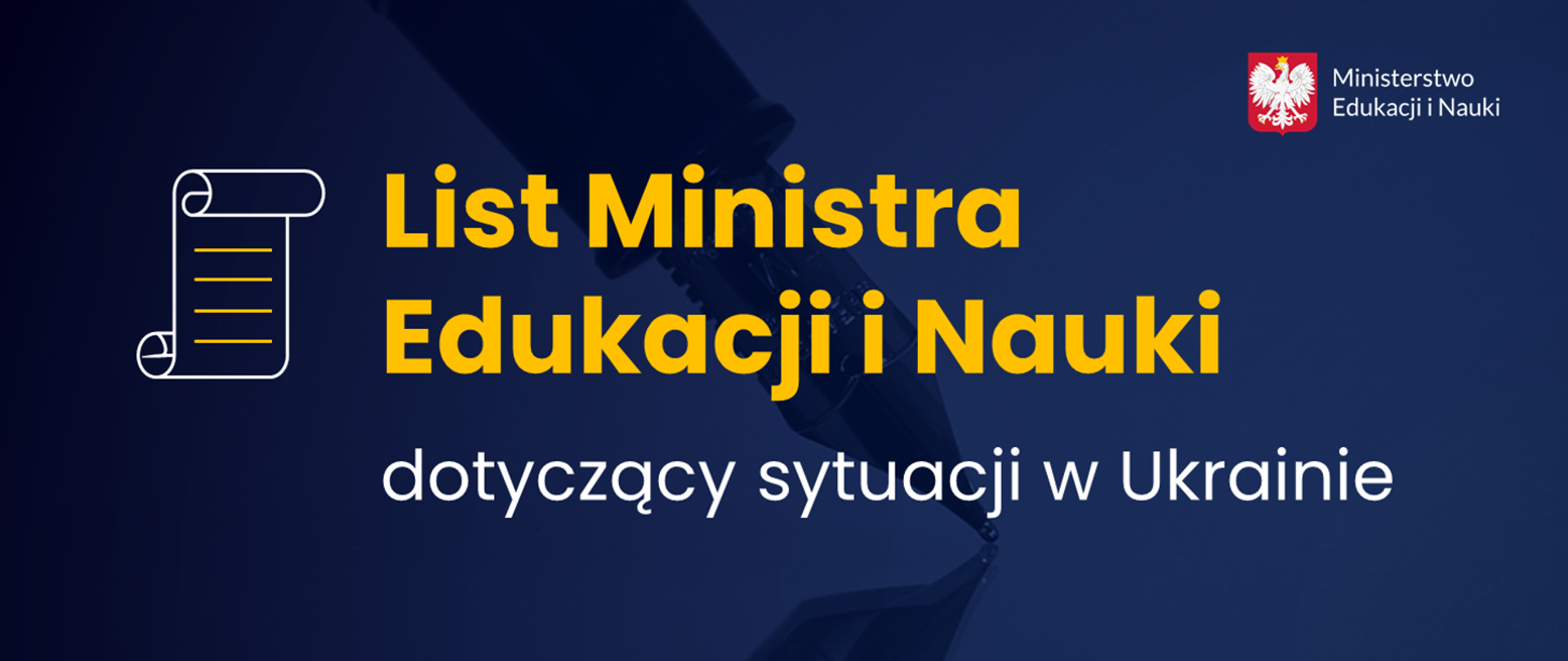 List Ministra Edukacji i Nauki do dyrektorów, nauczycieli, pracowników oświaty, samorządowców, rodziców i uczniów
