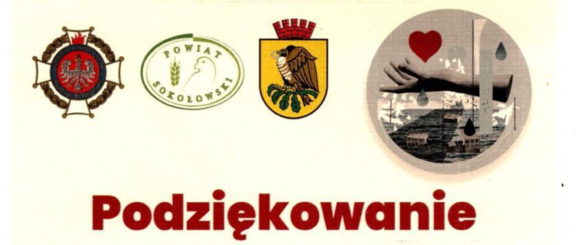 Podziękowanie dla sokołowskich strażaków