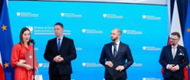 Konferencja prasowa wiceministra Marka Krawczyka oraz dyrektora NIW-CRSO Michała Brauna