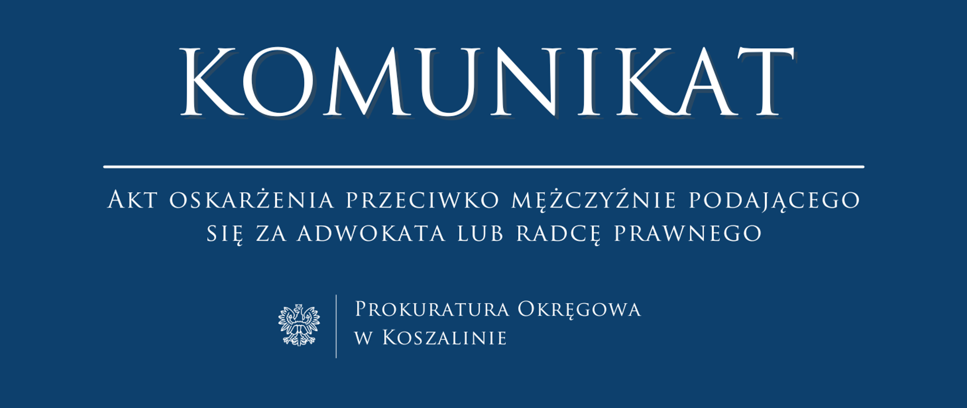 Akt oskarżenia przeciwko mężczyźnie podającego się za adwokata lub radcę prawnego i wyłudzającego pieniądze za obietnicę reprezentowania w postępowaniu sądowym