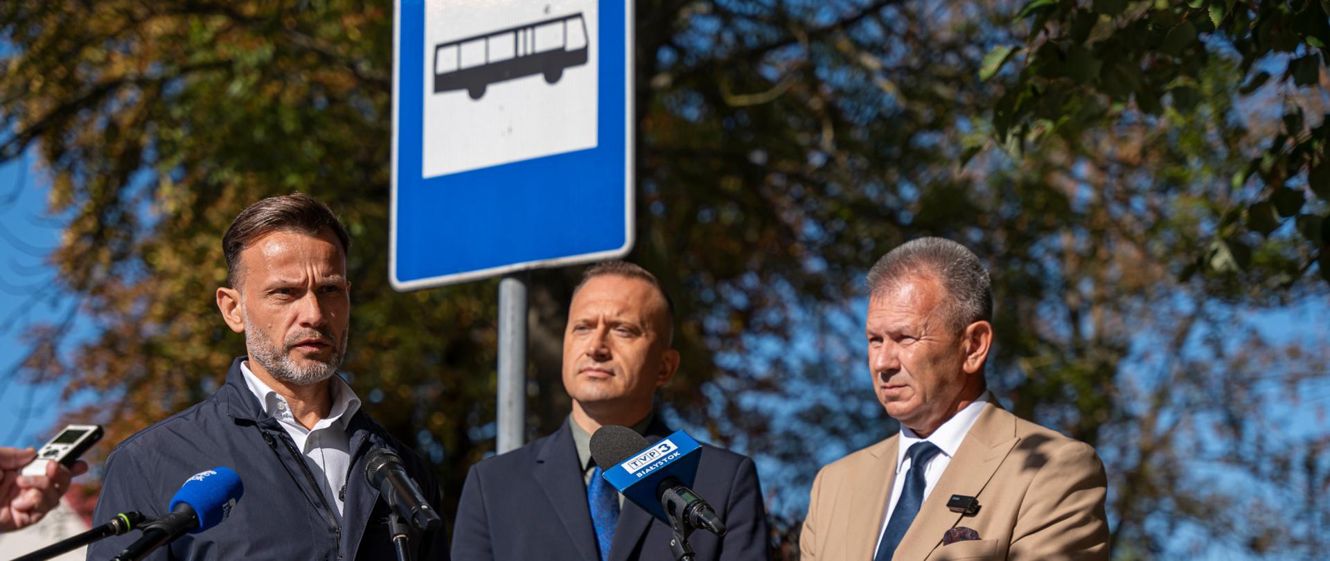 Konferencja w Zabłudowie o nowych liniach autobusowych dofinansowanych z Funduszu Rozwoju Przewozów Autobusowych