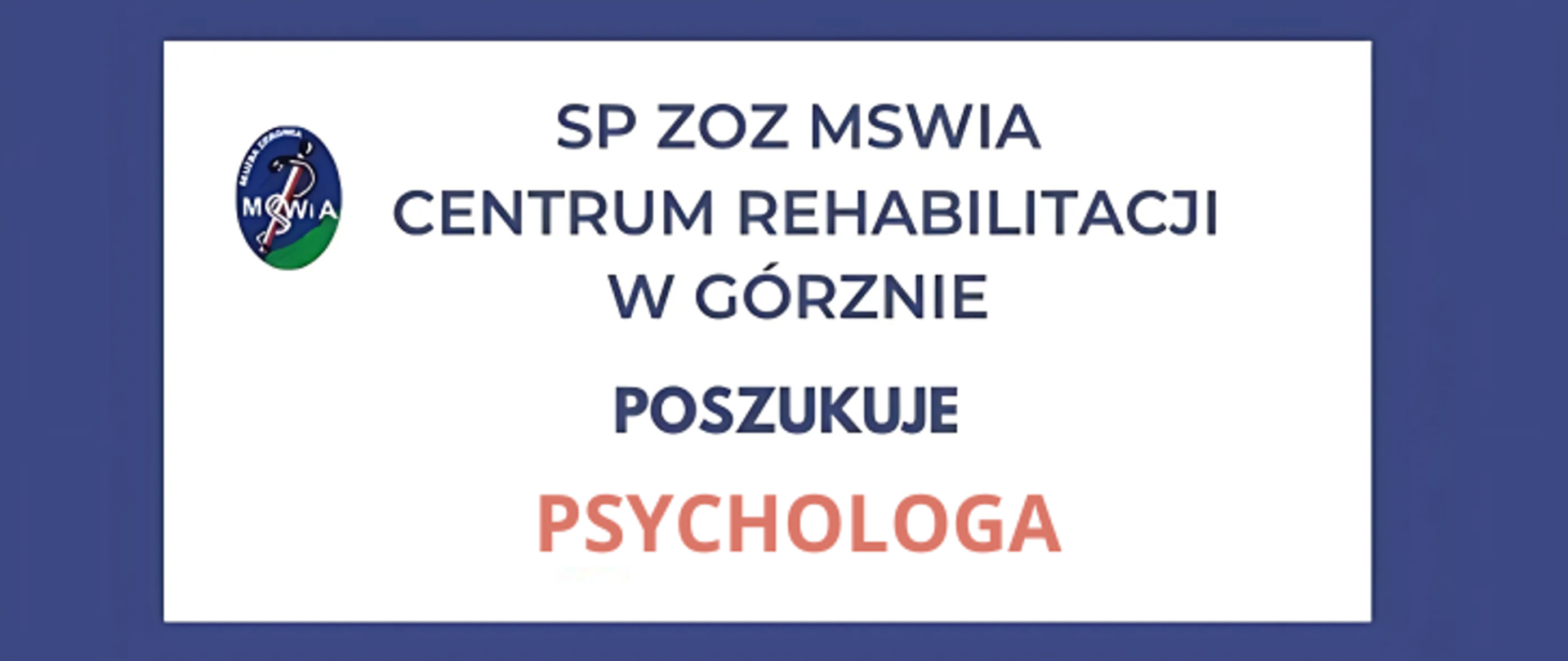 Oferta pracy dla psychologa