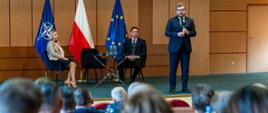 Wiceminister cyfryzacji Dariusz Standerski w Podlaskim Urzędzie Wojewódzkim