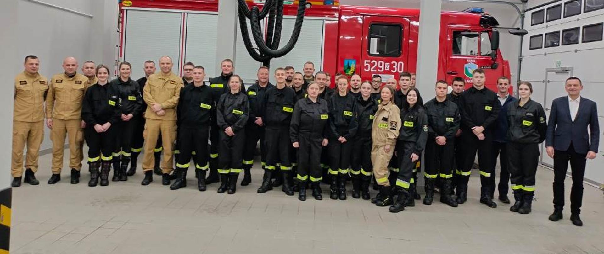 Szkolenie podstawowe strażaków ratowników OSP z powiatu sławieńskiego