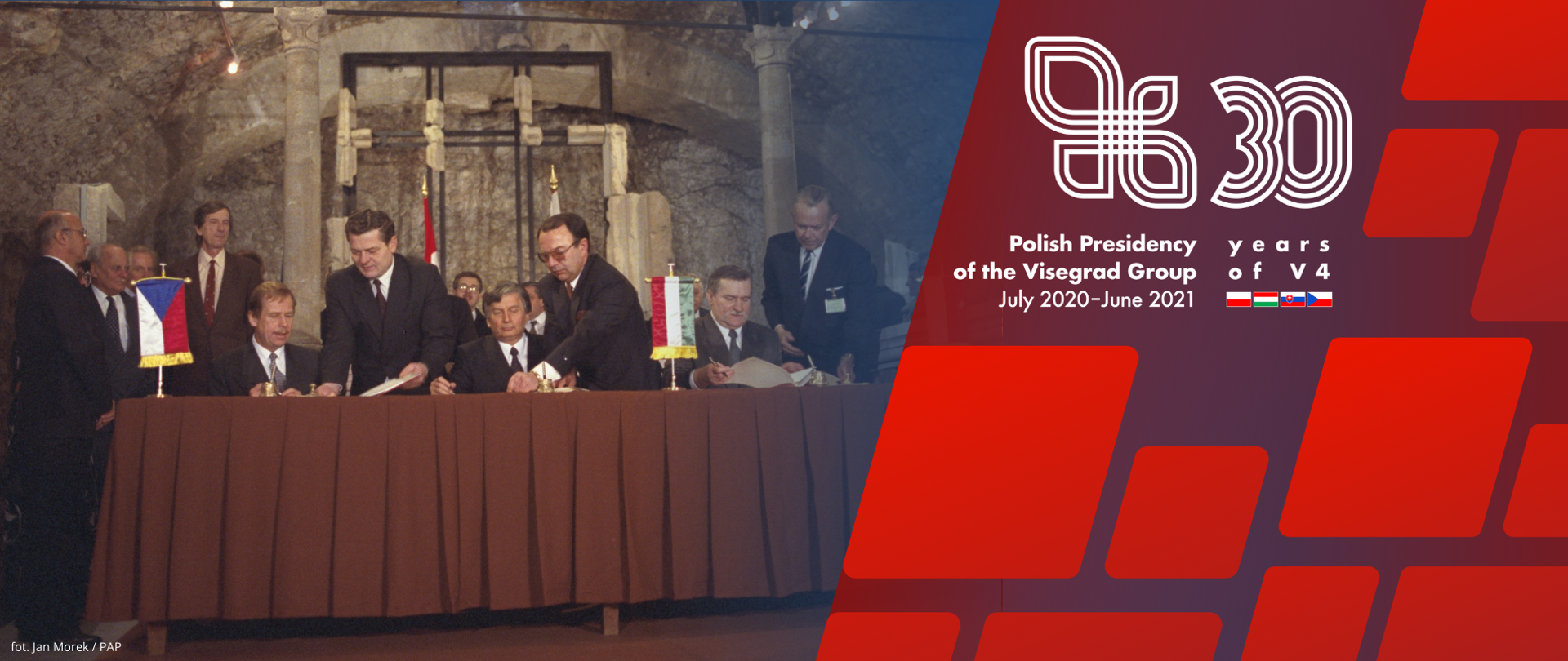 30e anniversaire de la coopération de Visegrad