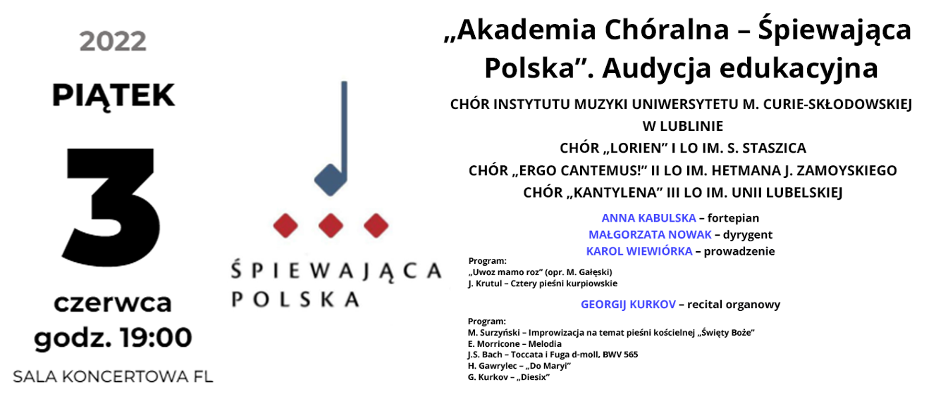 „akademia Chóralna Śpiewająca Polska” Audycja Edukacyjna 3728