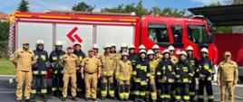 Zdjęcie grupowe strażaków ratowników OSP