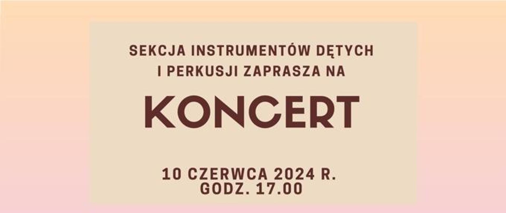 Koncert sekcyjny