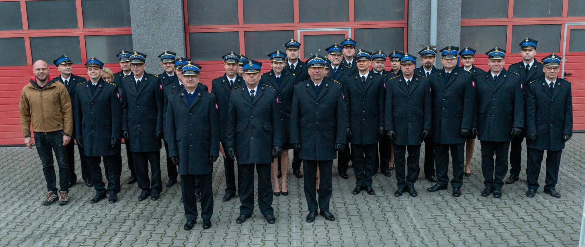 Zakończenie służby przez st. ogn. Michała Marchewki w Szkole Aspirantów Państwowej Straży Pożarnej w Poznaniu.