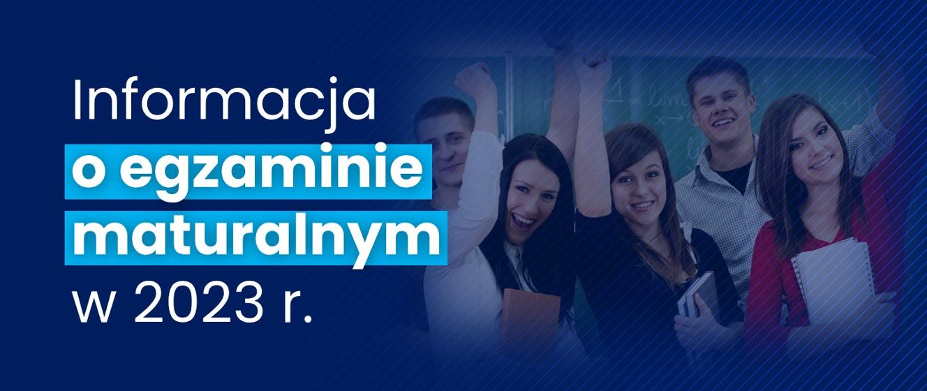 Informacja O Egzaminie Maturalnym W 2023 R. - Ministerstwo Edukacji ...