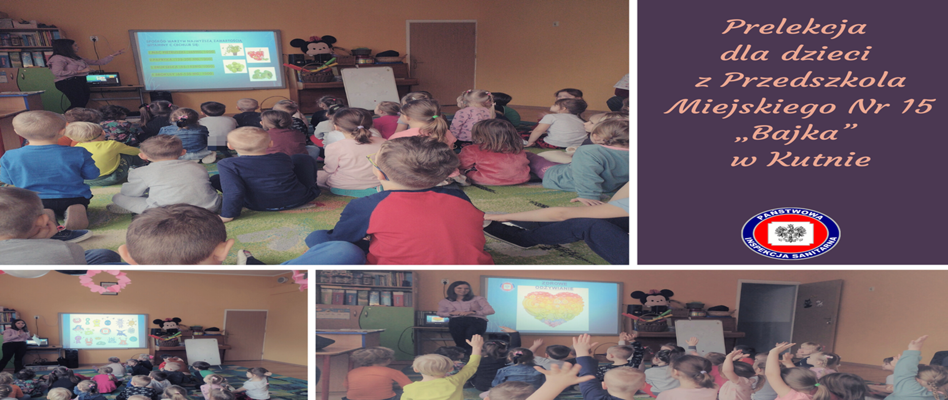 Prelekcja dla dzieci z Przedszkola Miejskiego Nr 15 „Bajka” w Kutnie