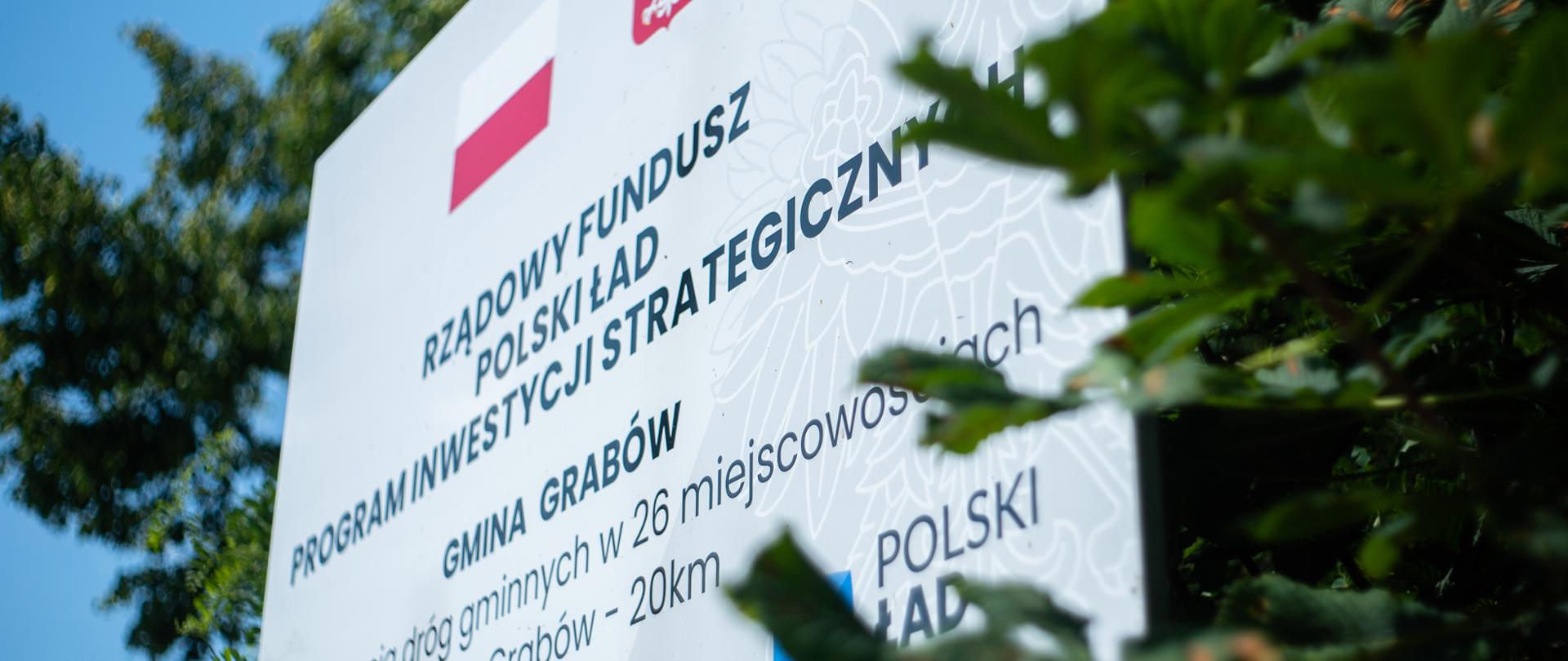 tablica rządowy fundusz polski ład