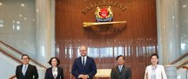Wizyta Ministra Marcina Przydacza w Singapurze - spotkanie w Parlamencie
