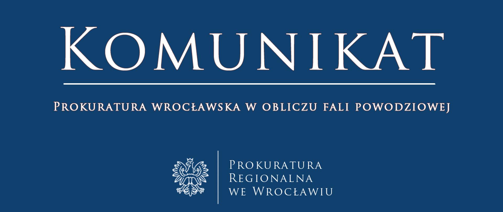 Prokuratura wrocławska w obliczu fali powodziowej