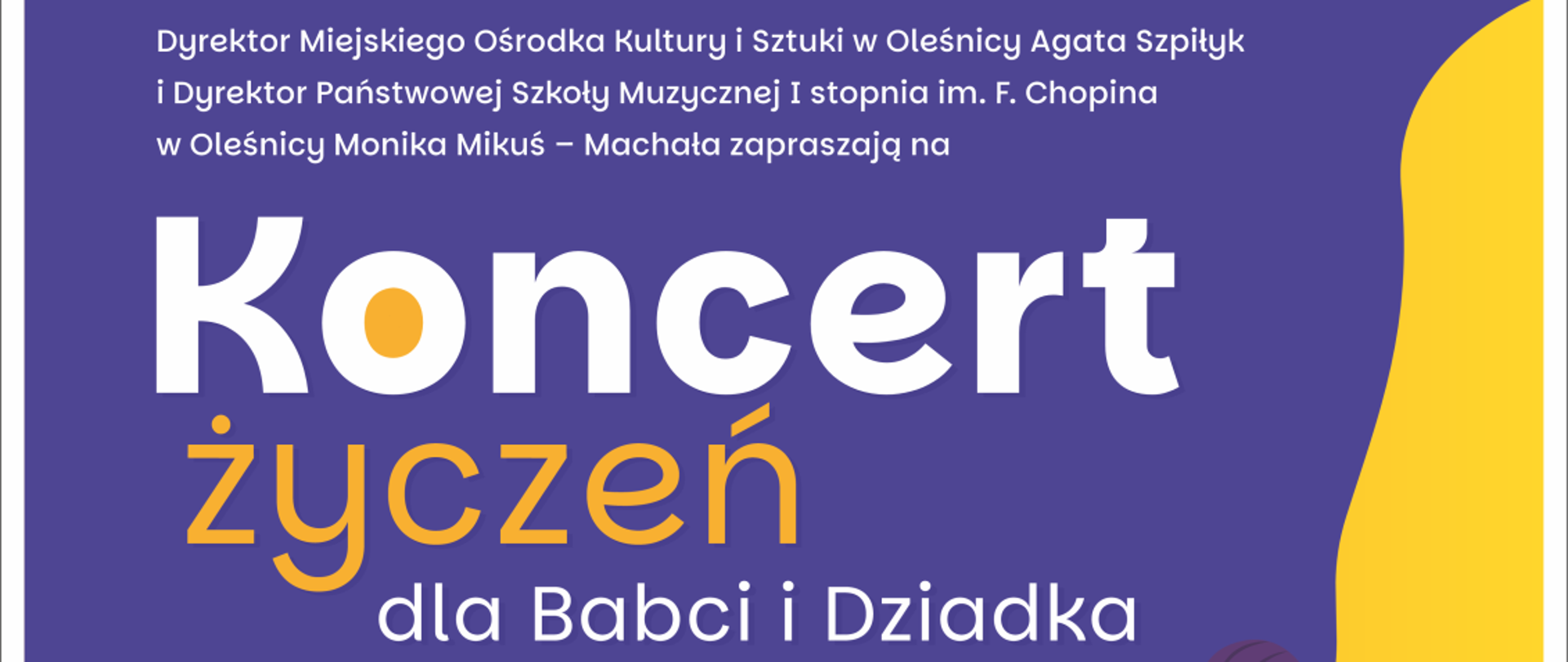 Koncert życzeń dla Babci i Dziadka