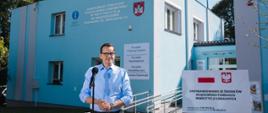 Mateusz Morawiecki during a visit to the hospital in Pionki and the Health Center in Przytyk